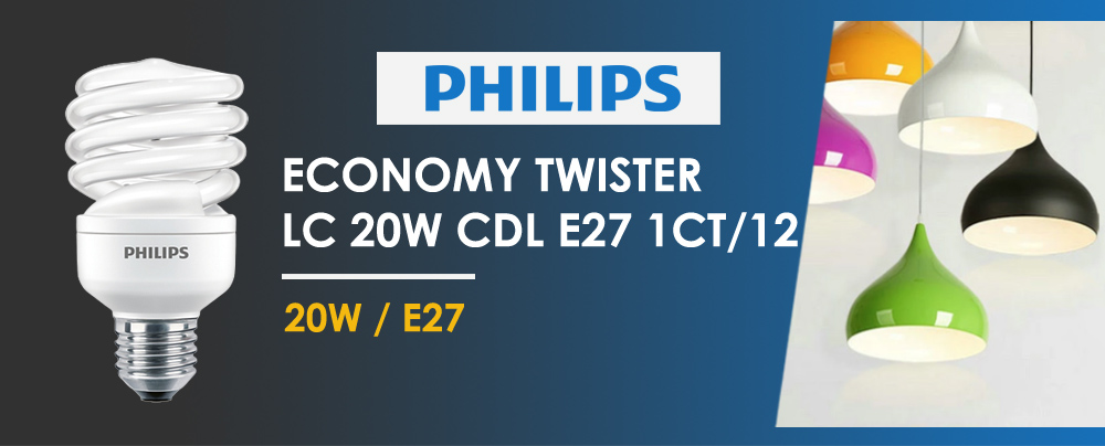 Philips ECONOMY TWISTER LC 20W - E27 